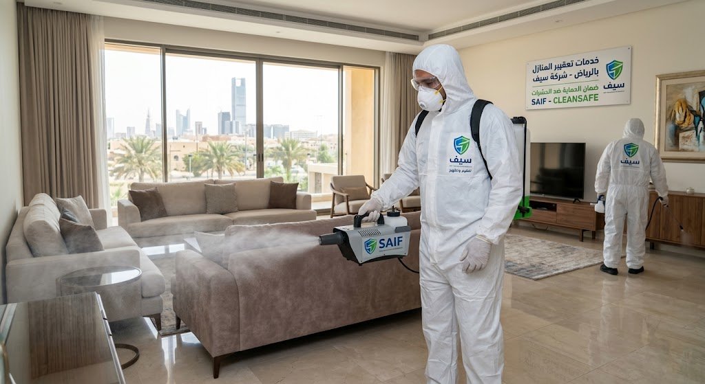 القضاء على بق الفراش والصراصير بالرياض