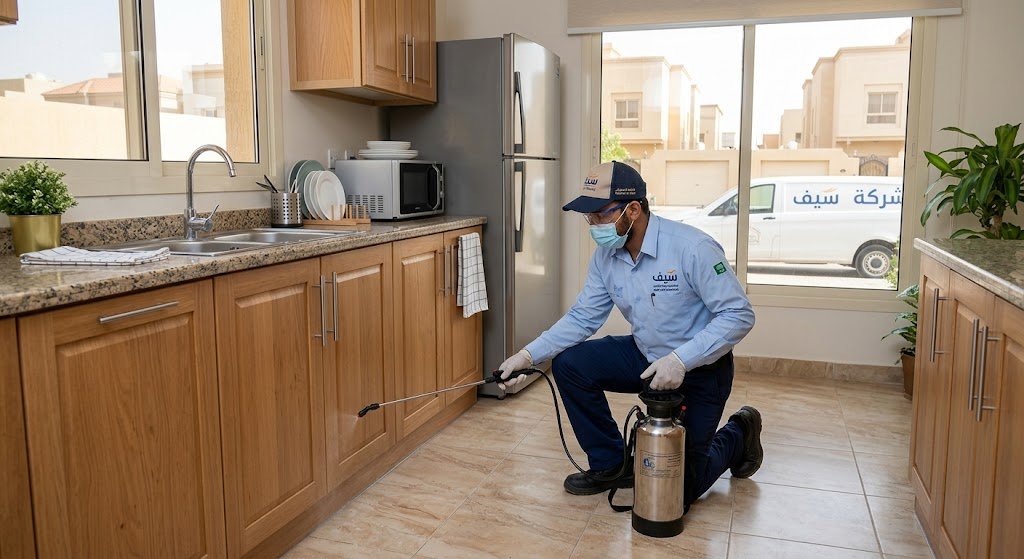 حلول رش حشرات آمنة ومضمونة بالرياض