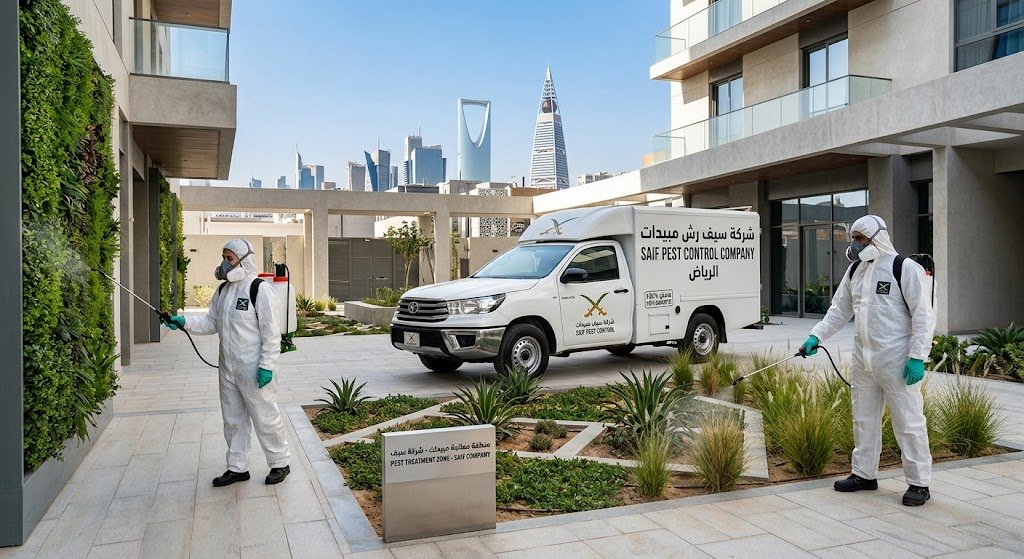 مكافحة آمنة وفعالة للحشرات بالرياض