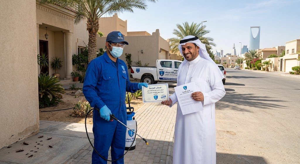 مكافحة حشرات في حي الروضة بالرياض