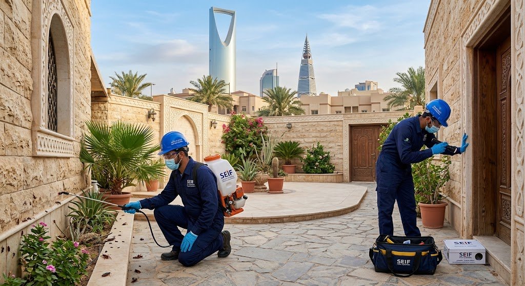 مكافحة حشرات حي العليا الرياض