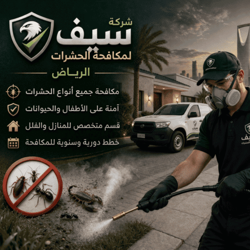 شركة رش حشرات بالرياض